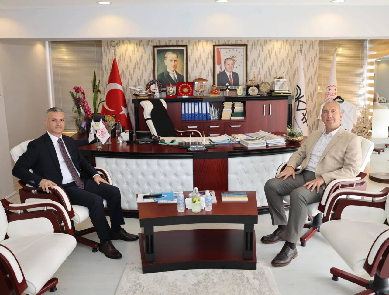 BAŞKANIMIZ DOKAP BAŞKANIMIZI MAKAMINDA ZİYARET ETTİ