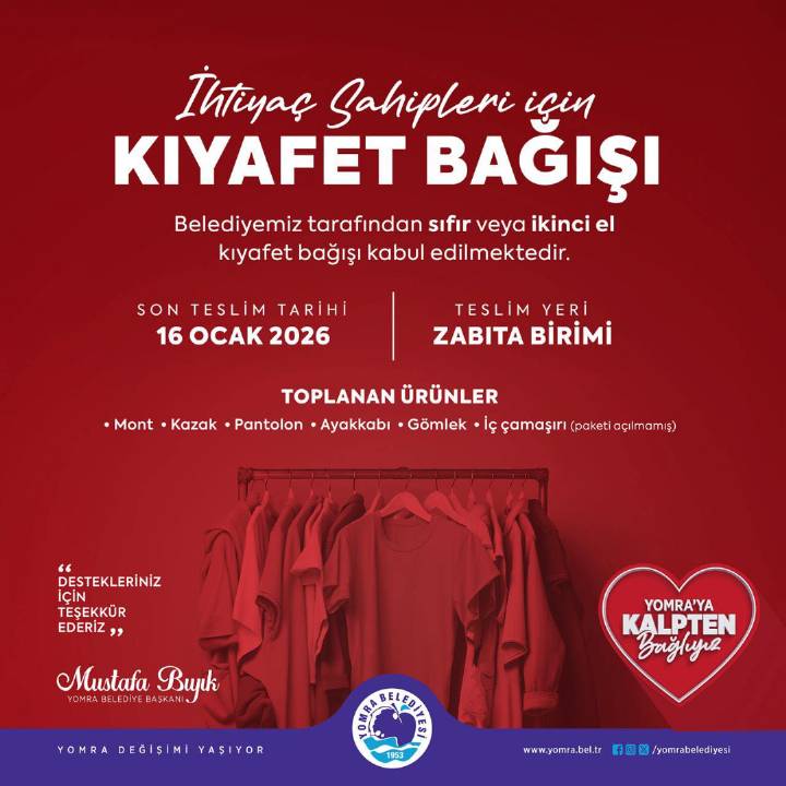KIYAFET BAĞIŞI 