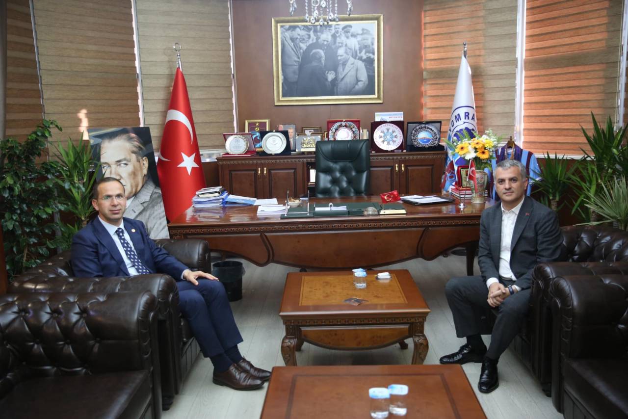 ÖNCEKİ DÖNEM TRABZON MİLLETVEKİLİMİZDEN BAŞKANIMIZA HAYIRLI OLSUN ZİYARETİ