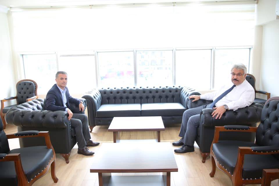 Başkanımız İlçe Kaymakamımız Eyüp Özdemir'i Ziyaret Etti