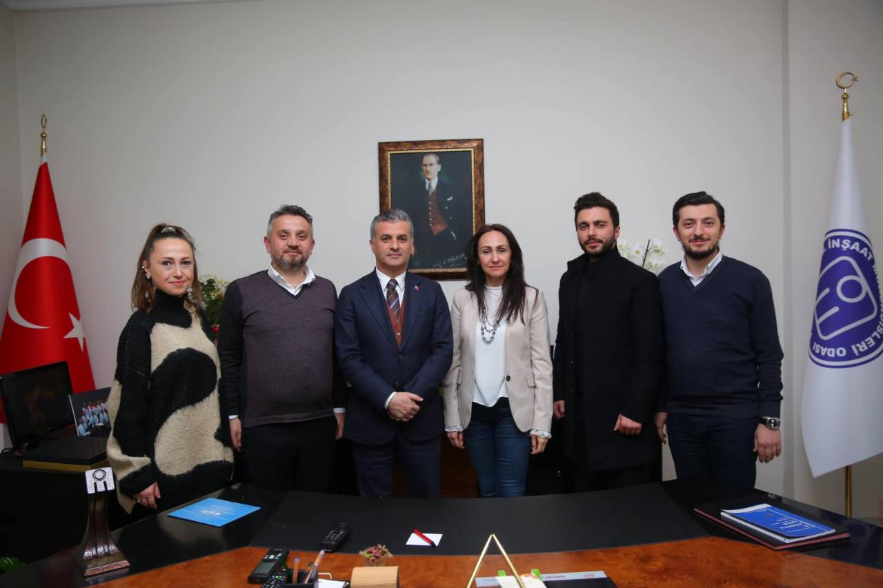 BAŞKANIMIZ İNŞAAT MÜHENDİSLERİ ODASINI ZİYARET ETTİ