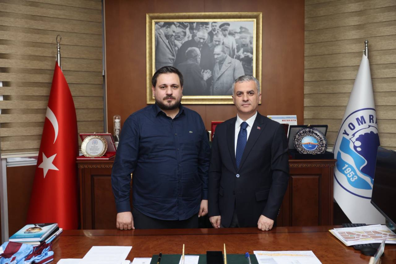 BORDO MAVİ 61 SPOR KULÜB YÖNETİMİNDEN BAŞKANIMIZA MAKAMINDA ZİYARET