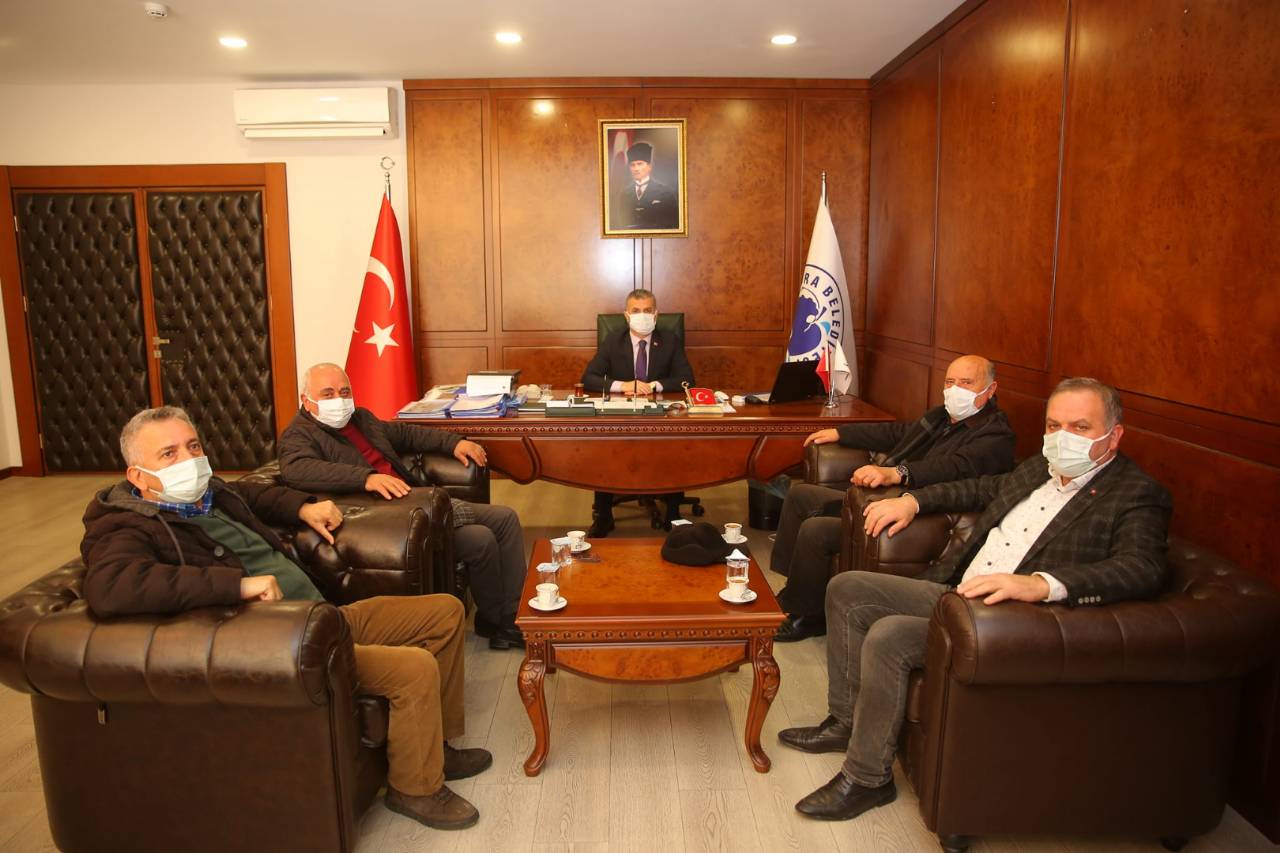 Denetim Komisyonu Üyeleri Başkanımızı Ziyaret Etti