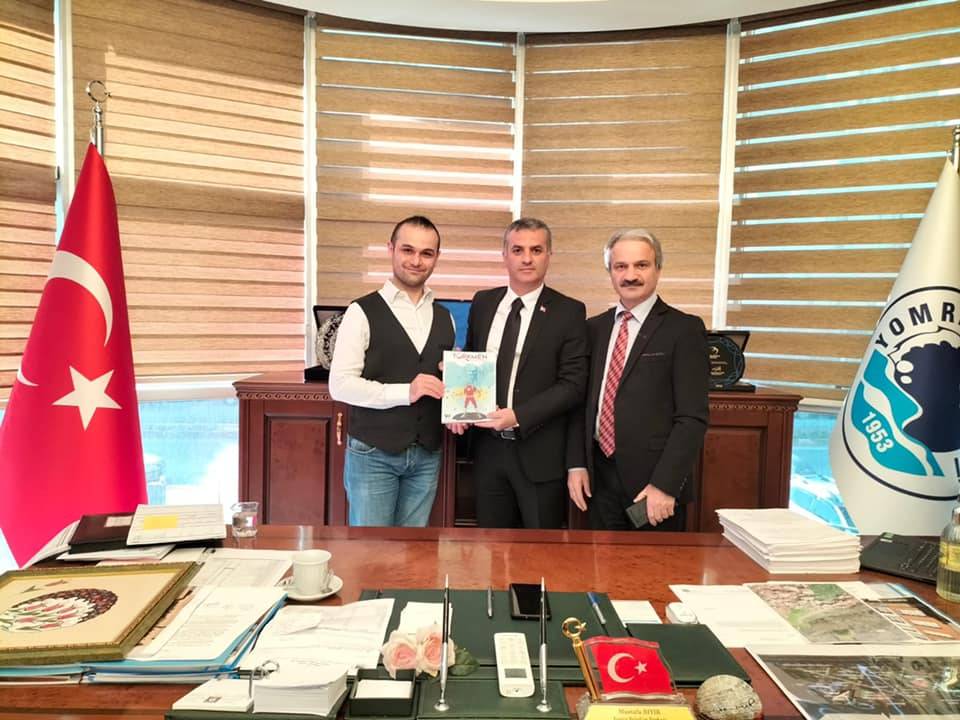 TÜRKİYE YAZARLAR BİRLİĞİ TRABZON ŞUBESİ BAŞKANIMIZI MAKAMINDA ZİYARET ETTİ