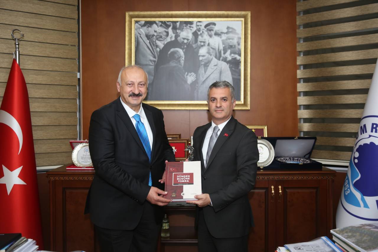 ARAKLI BELEDİYE BAŞKANI RECEP ÇEBİ'NİN BELEDİYEMİZE ZİYARETİ