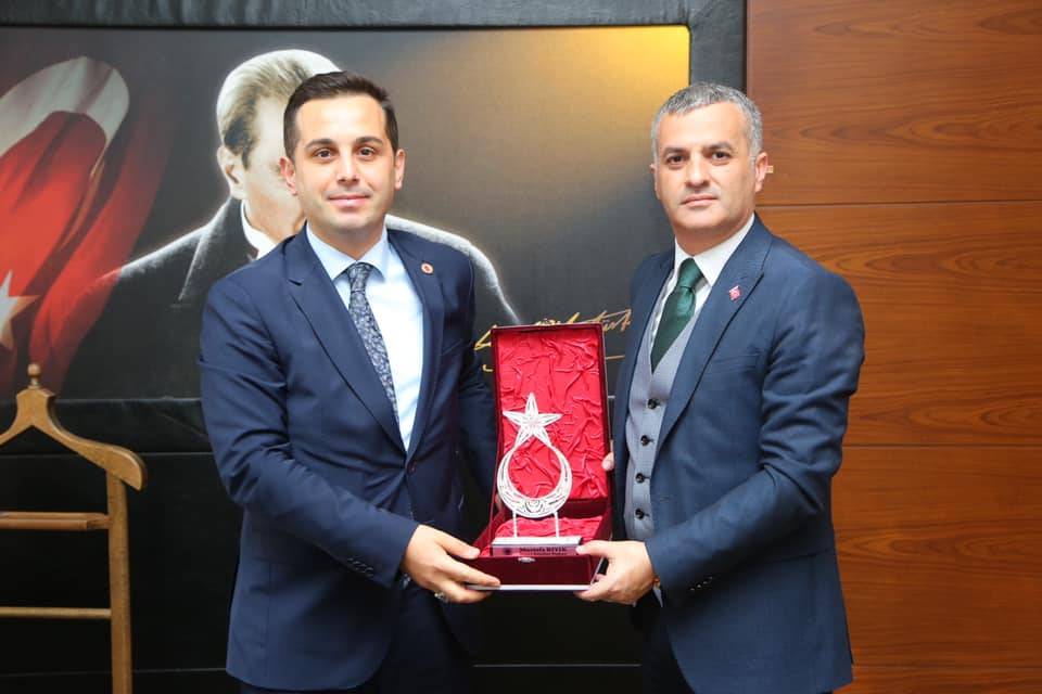 Başkanımız Ordu Kabadüz Kaymakamı Yasin Şahin'i Makamında Ziyaret Etti