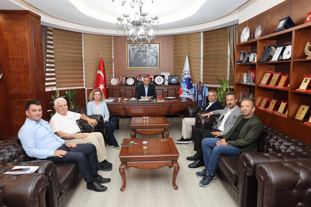 TMMOB TRABZON İL KOORDİNASYON YÖNETİMİNDEN BAŞKANIMIZA ZİYARET