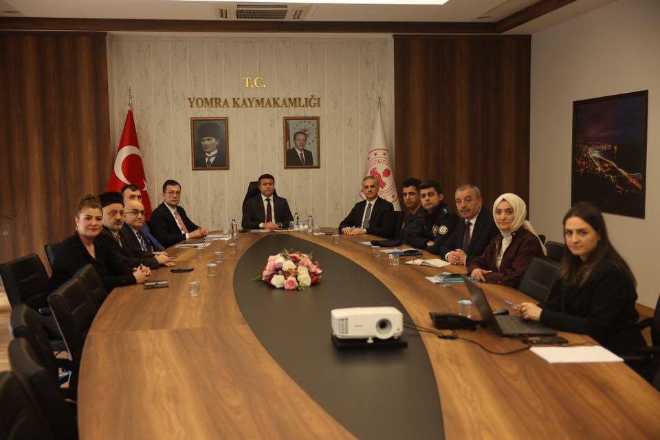 BAŞKANIMIZ KADINA YÖNELİK ŞİDDETLE MÜCADELE İLÇE KOORDİNASYON TOPLANTISINA KATILDI