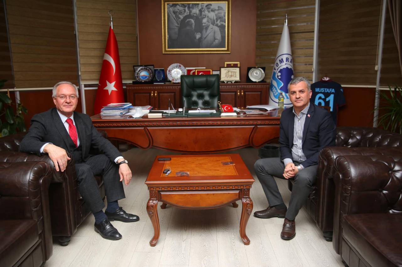 TONYA BELEDİYE BAŞKANI SN.OSMAN BEŞEL BAŞKANIMIZI ZİYARET ETTİ