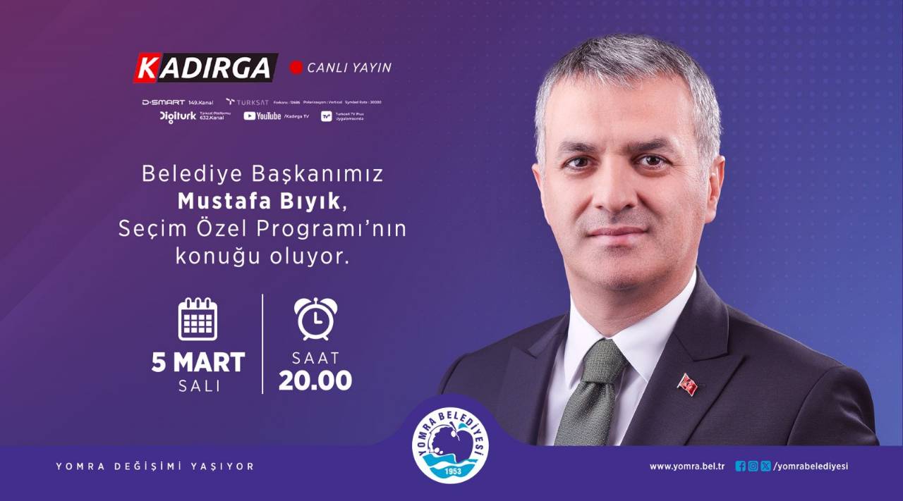 BAŞKANIMIZ KADIRGA TV CANLI YAYININDA