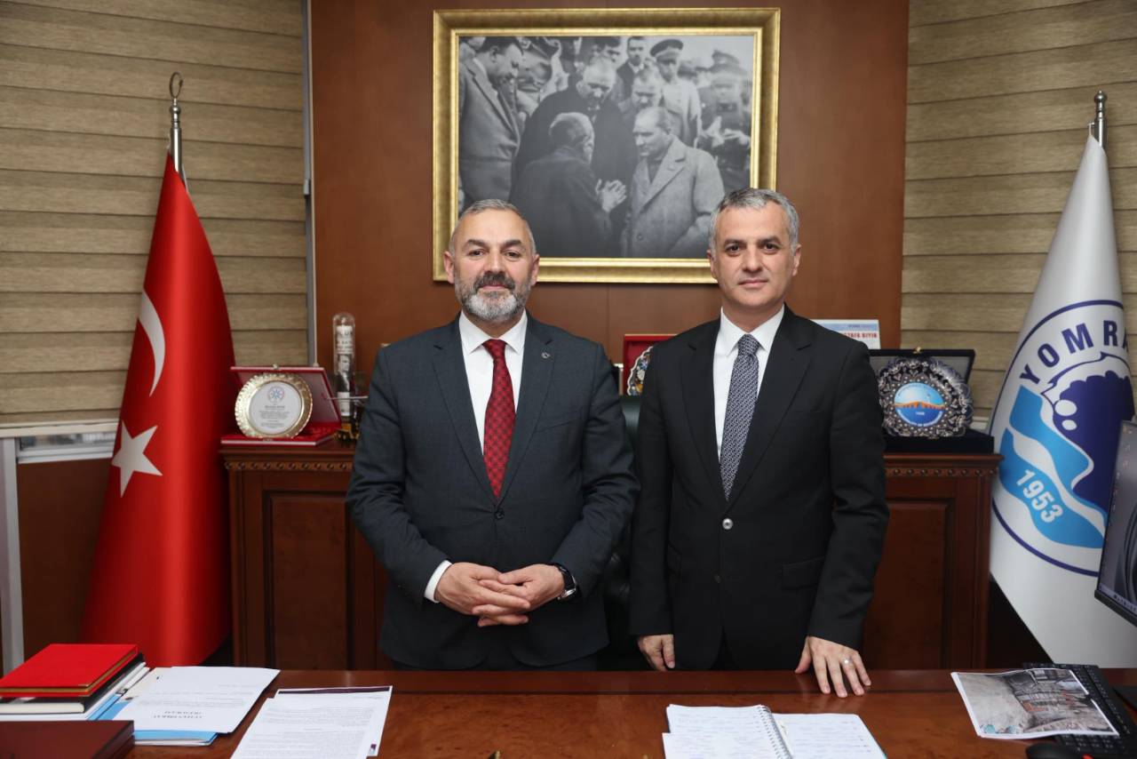 ARSİN BELEDİYE BAŞKANI BAŞKANIMIZI MAKAMINDA ZİYARET ETTİ