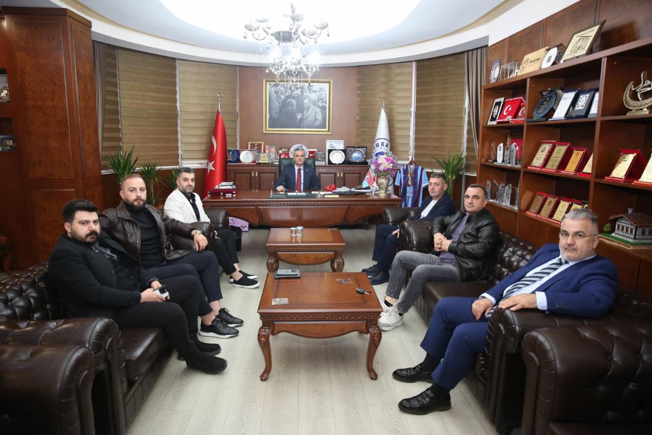 TRABZON TÜM RESTORANTLAR VE TURİZMCİLER DERNEĞİ YÖNETİMİNDEN BAŞKANIMIZA ZİYARET