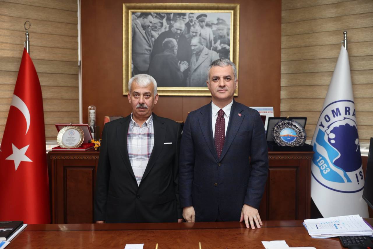 YOMRA ESNAF VE SANATKARLAR ODA YÖNETİMİNDEN BAŞKANIMIZA MAKAMINDA ZİYARET