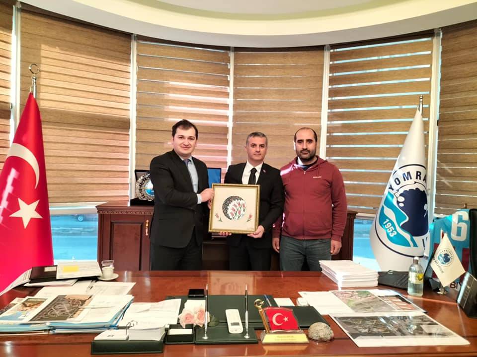 ÖZDİL ÇOK PROGRAMLI ANADOLU LİSESİ YÖNETİMİ BAŞKANIMIZI MAKAMINDA ZİYARET ETTİ