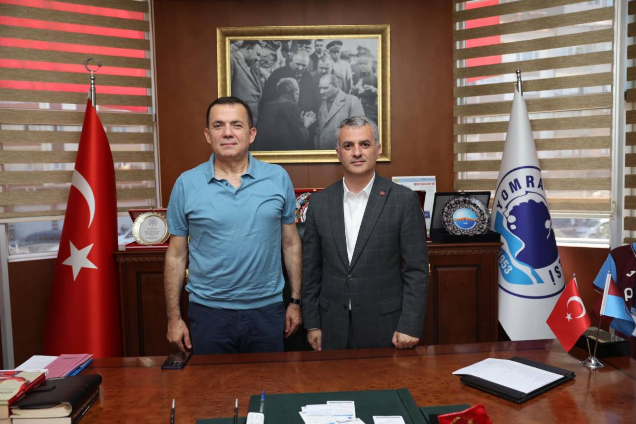 MERSİN YENİŞEHİR BELEDİYE BAŞKANIMIZDAN BAŞKANIMIZA MAKAMINDA ZİYARET ETTİ