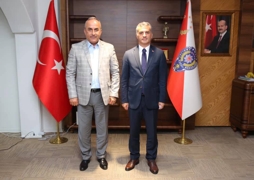 Başkanımız İl Emniyet Müdürümüz Kenan Aydoğan'a Hayırlı Olsun Ziyaretinde Bulundu