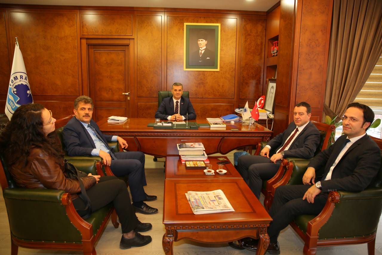  İl Sağlık Müdürü Dr. Hakan Usta Başkanımızı Ziyaret Etti