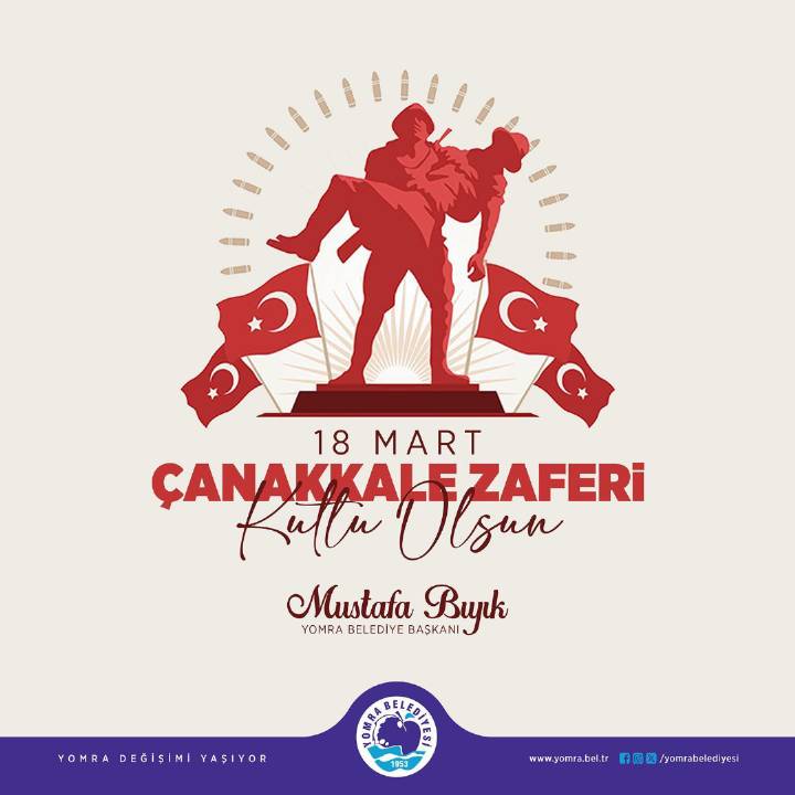 ÇANAKKALEYİ GEÇİLMEZ KILAN AZİZ ŞEHİTLERİMİZİ VE GAZİLERİMİZİ SAYGIYLA ANIYORUZ