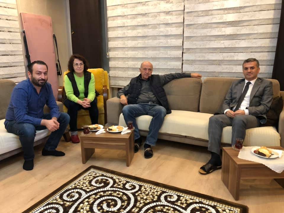 MUSTAFA ÇAM VE AİLESİNE EVLERİNDE ZİYARET