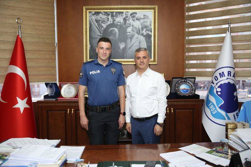 KOMİSER İSMAİL ÖZYURT'A YENİ GÖREVİNDE BAŞARILAR DİLERİZ