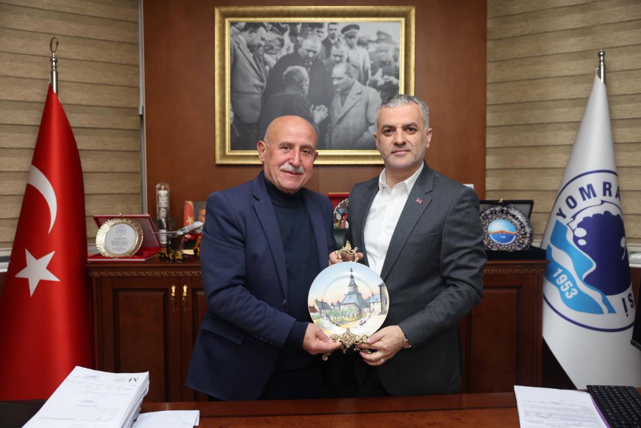 TRABZON TARİHİ AVRASYA PAZARI ESNAFLARINI KORUMA DERNEĞİ BAŞKANI BAŞKANIMIZI ZİYARET ETTİ