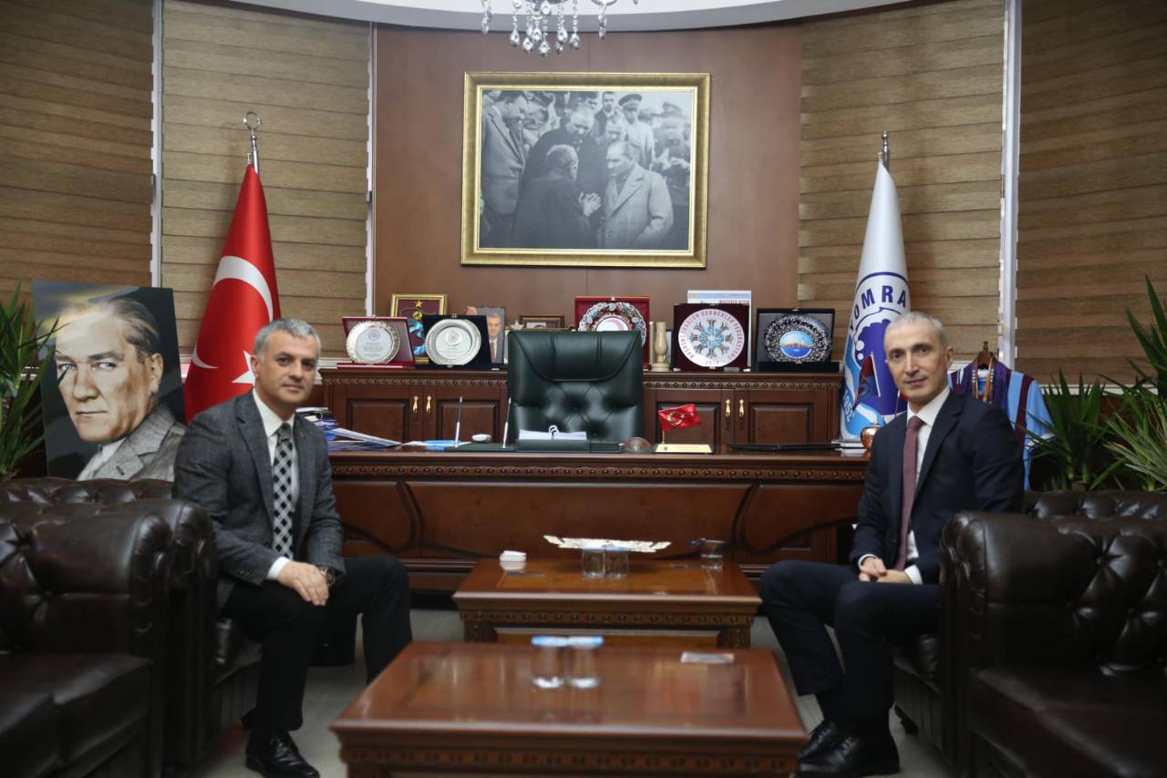 TRABZON CUMHURİYET BAŞSAVCIMIZ BAŞKANIMIZI MAKAMINDA ZİYARET ETTİ