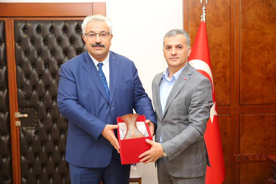 İlçe Kaymakamımızdan Başkanımıza Veda Ziyareti