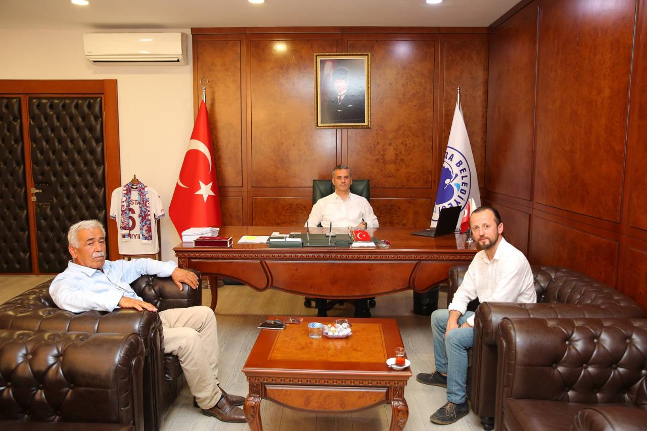 Düzköy Eski Belediye Başkanı Abidin Çelik Başkanımız Ziyaret Etti