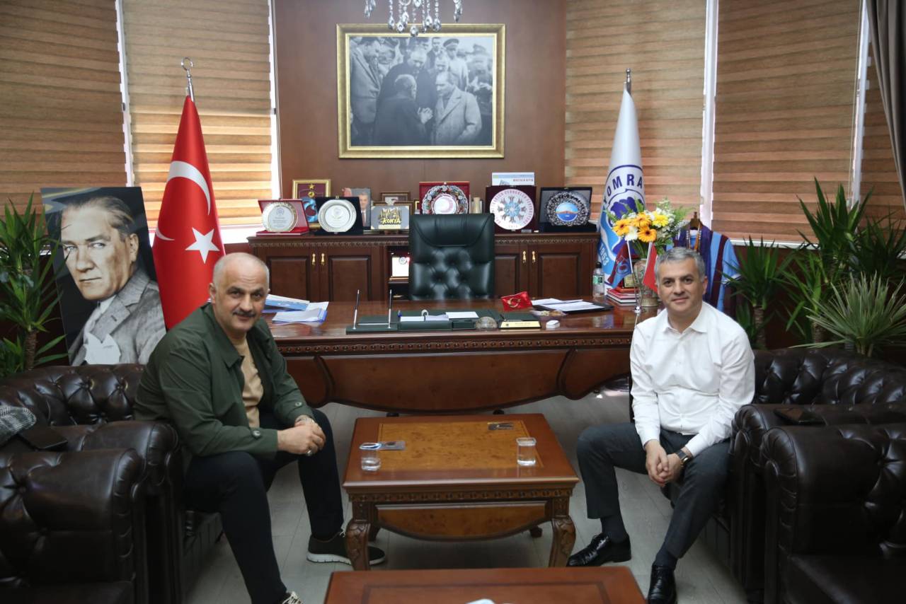 OF ESKİ BELEDİYE BAŞKANINDAN BAŞKANIMIZA HAYIRLI OLSUN ZİYARETİ