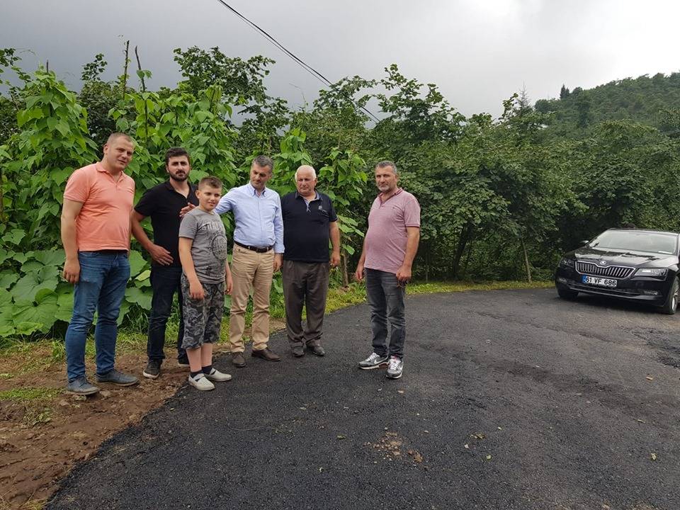Başkanımız asfaltlama çalışmalarını yerinde inceledi