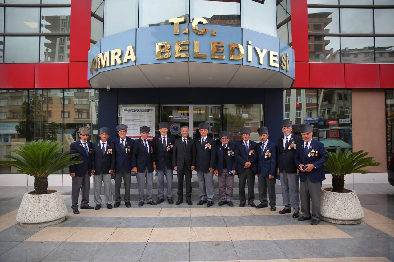 Muharip Gazilerden Başkanımıza Ziyaret 