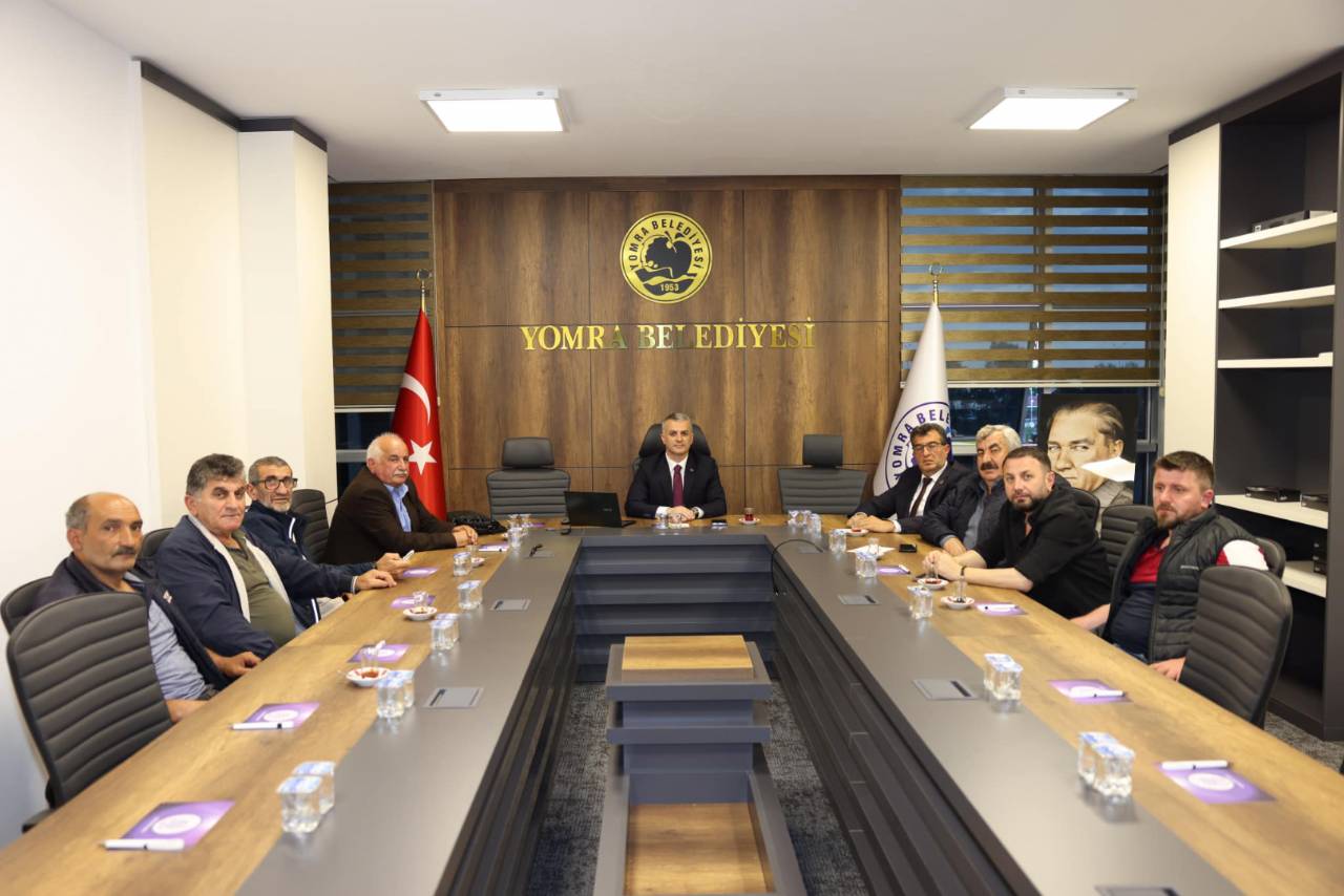 MUHTARLARIMIZDAN BAŞKANIMIZA HAYIRLI OLSUN ZİYARETİ