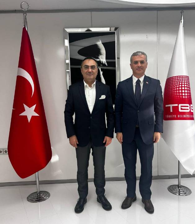 BAŞKANIMIZ TÜRKİYE BELEDİYELER BİRLİĞİ GENEL SEKRETERİNİ MAKAMINDA ZİYARET ETTİ