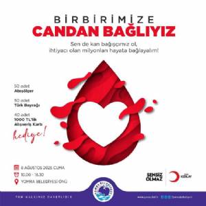 KAN BAĞIŞI ORGANİZASYONUNA TÜM VATANDAŞLARIMIZ DAVETLİDİR