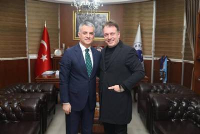 TRABZONLU HEMŞEHRİMİZ ONAY ŞAHİN BAŞKANIMIZI MAKAMINDA ZİYARET ETTİ