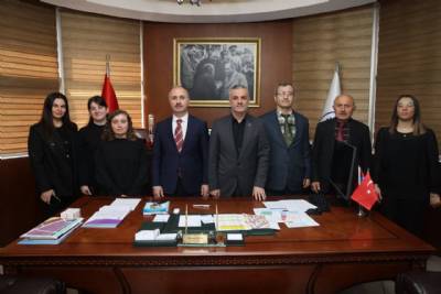 YOMRA VERGİ DAİRESİ BİRİMİ BAŞKANIMIZ MAKAMINDA ZİYARET ETTİ