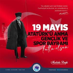 19 Mayıs Atatürk'ü Anma Gençlik ve Spor Bayramımız kutlu olsun!