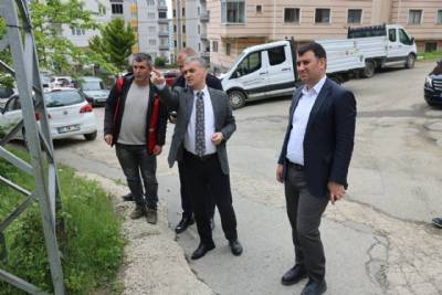 BAŞKANIMIZ SAHADAKİ ÇALIŞMALARI YERİNDE İNCELEDİ