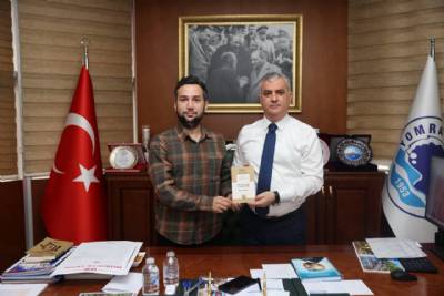 TRABZON DEVLET TİYATROSU SANATÇISI BAŞKANIMIZI MAKAMINDA ZİYARET ETTİ