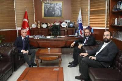 YENİDEN REFAH PARTİSİ TRABZON İL YÖNETİMİNDEN BAŞKANIMIZA MAKAMINDA ZİYARET