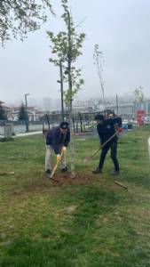 BELEDİYEMİZ PARK VE BAHÇELER EKİPLERİNCE GERÇEKLEŞTİRİLEN ÇALIŞMALARIMIZ