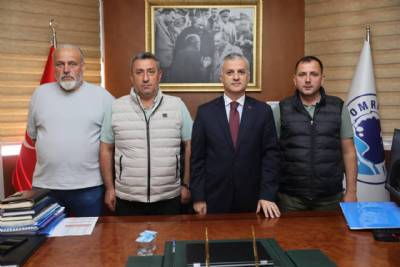 İKİSU MAHALLE SAKİNLERİ BAŞKANIMIZI MAKAMINDA ZİYARET ETTİ