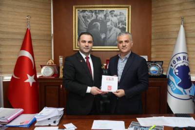 SAADET PARTİSİ TRABZON YÖNETİMİNDEN BAŞKANIMIZA MAKAMINDA ZİYARET