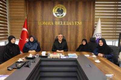 SAADET PARTİSİ YOMRA KADIN KOLLARI YÖNETİMİNDEN BAŞKANIMIZA MAKAMINDA ZİYARET