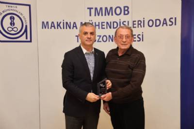 BAŞKANIMIZ MAKİNA MÜHENDİSLERİ ODASI TRABZON ŞUBESİ TARAFINDAN DÜZENLENEN TÖRENE KATILDI