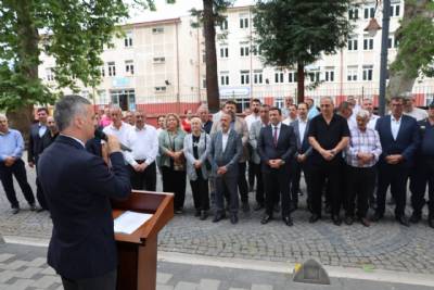 BAŞKANIMIZ MAHALLE MUHTARLARI İRTİBAT BÜROSU AÇILIŞ PROGRAMINA KATILDI