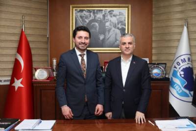 CHP ARAKLI İLÇE YÖNETİMİNDEN BAŞKANIMIZA MAKAMINDA ZİYARET