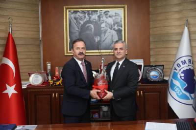 ANAHTAR PARTİSİ GENEL BAŞKANI BAŞKANIMIZI MAKAMINDA ZİYARET ETTİ