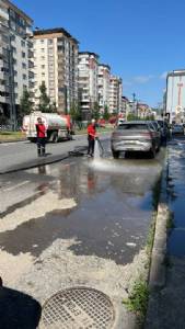 EKİPLERİMİZ TARAFINDAN GERÇEKLEŞTİRİLEN YIKAMA VE TEMİZLİK ÇALIŞMALARIMIZ