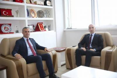 Trabzon Cumhuriyet Başsavcısı Sedat Çelik'e hayırlı olsun ziyareti